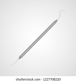 Dental tool isolated flat vector image