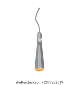 Dental tool on white background