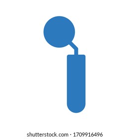 dental tool vector glyph color icon 
