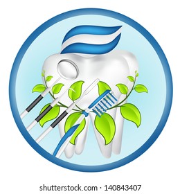 dental tools. eps10 vector illustration