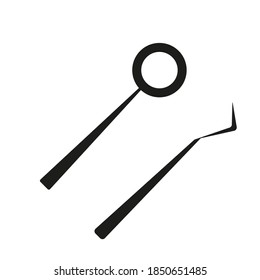 dental tools icon element of dentistry icon for mobile concept and web apps. Thin line dental tools icon can be used for web and mobile. Premium icon on white background