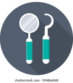 Dental Tools Vector Icon