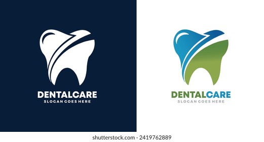 Logotipo de cuidado dental Plantilla ilustración vectorial diseño de iconos