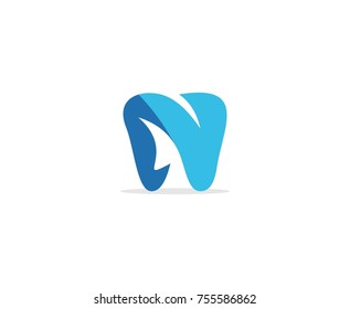 Dental tooth  logo