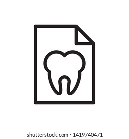 Dental tooth logo template vector icon design