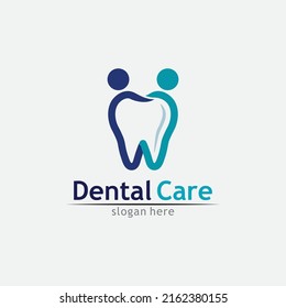 Dental and tooth logo Template vector illustration icon design