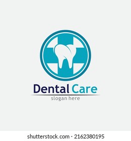 Dental and tooth logo Template vector illustration icon design