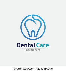 Dental and tooth logo Template vector illustration icon design