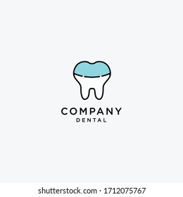 Dental tooth Logo Vector Design Template
