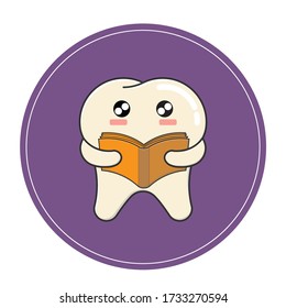 Ilustración de lectura dental dental (vector)