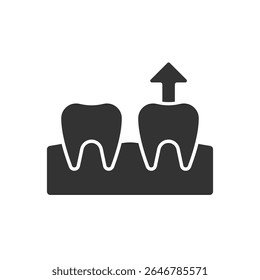 Dental Tooth Remove Icon Sign Symbol