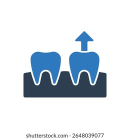 Dental Tooth Remove Icon Sign Symbol
