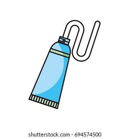 dental toothpaste isolated icon