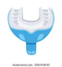 Dental Tray Icon for Oral Impressions and Treatments