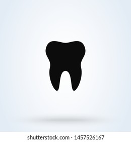 Dental Treatment and Tooth. Simple vector modern icon design illustration.