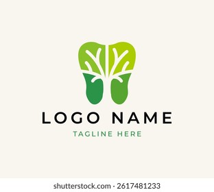 Dental Tree Logo vector image