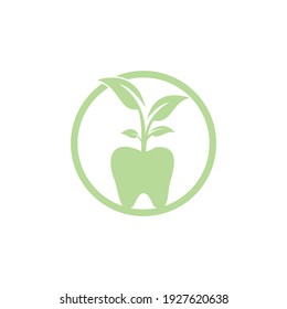 Dental tree vector logo design template. Dental tree vector logo template.