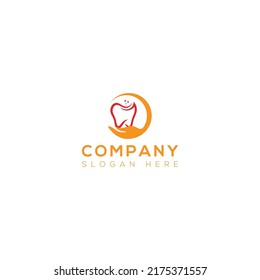 Diseño del logotipo de arte vectorial dental