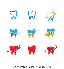 Dental vector icon illustration design