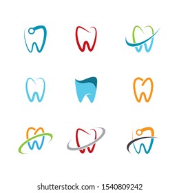 Dental vector icon illustration design