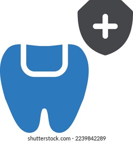 dental Vector illustration on a transparent background. Premium quality symmbols. Glyphs vector icons for concept and graphic design.