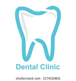 Dental vector logo design illustration for dental clinic health, dentist practice, dental care, healthy teeth and mouth,
Vector Dental Clinic.