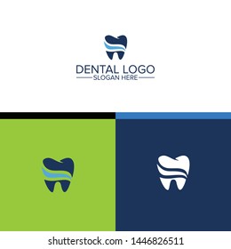 Dental Vector  Logo Design.Creative Dentist Logo. Dental Clinic Creative Company Vector Logo.Vector Logo Template For icon Medical Industrial