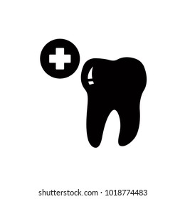 Dental vector logo icon illustration.