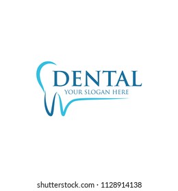 dental vector logo template 