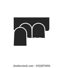 Dental veneers color line icon. Pictogram for web page, mobile app, promo. Editable stroke.