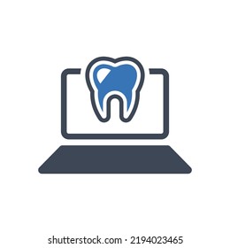 Dental Website Icon (vector Graphics)