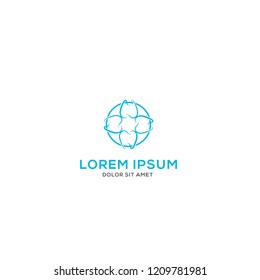 Dental Wellness logo template