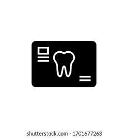 dental x-ray icon vector illustration glyph style design. isolated on white background