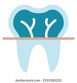 Dental Xray icon for web, app, infographic, etc