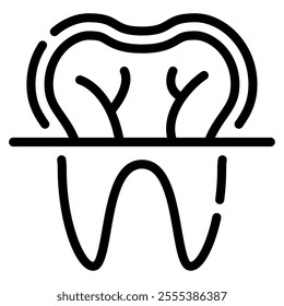 Dental Xray icon for web, app, infographic, etc