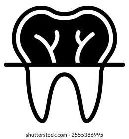 Dental Xray icon for web, app, infographic, etc