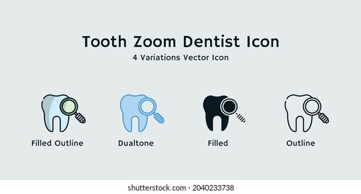 Dental zooms icon for whitening treatment