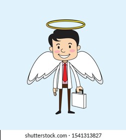 Dentist - in Angel Costume Vector