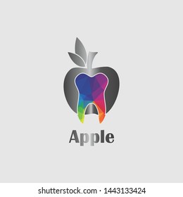 Dentist Apple linear icon. Modern 3d Dentist Apple logo concept from Dentist collection. Suitable for use on web apps mobile apps and print media.