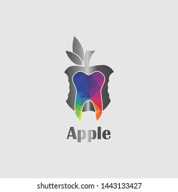Dentist Apple linear icon. Modern 3d Dentist Apple logo concept from Dentist collection. Suitable for use on web apps mobile apps and print media.