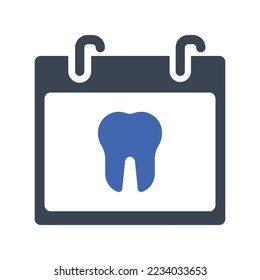 Icono de cita de dentista, Vector Graphics