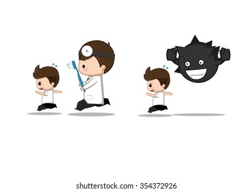 dentist cartoon  