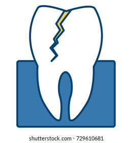 Dentist cartoon isolated