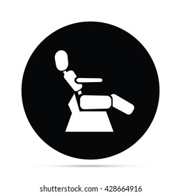 Dentist Chair Icon Circle Icon