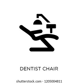 Dentist chair icon. Dentist chair symbol design from Dentist collection. Simple element vector illustration on white background.