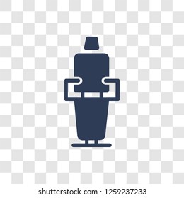 Dentist chair icon. Trendy Dentist chair logo concept on transparent background from Dentist collection
