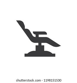 Dentist chair vector icon