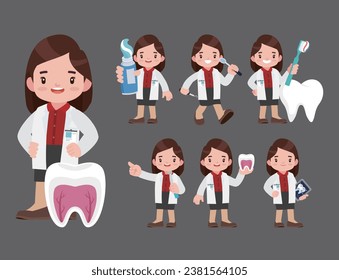 Carácter dentista y concepto odontológico