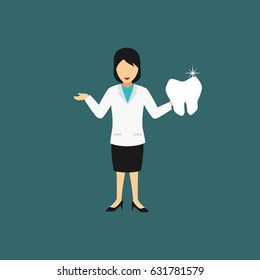 dentist character design vector