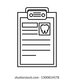dentist checklist order icon